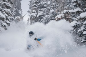 A deep day in Snowbird, Utah on Friday. Photo: Rocko Menzyk