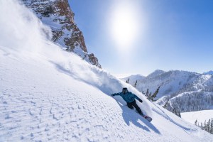 Perfect conditions in Snowbird on Feb 11th.There is more snow on the way, this week's forecast favouring resorts in the US resorts. Photo: Snowbird