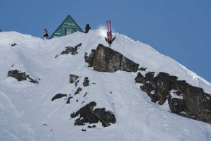 The athletes turned ona display of progressive freerding at the first ever FWT event in Georgia. Photo: J Bernard/FWT