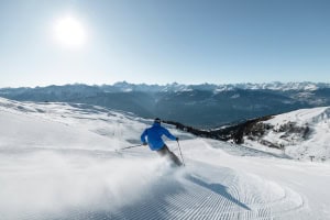 Crans Montana in Switzerland, another  European resort you can now acess with your Epic Australia Pass. Photot; Crna sMontnana