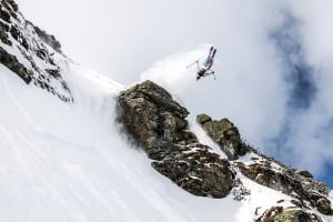 Finn Jacobsen's progressive skiing saw him finish the 2024 Junior Tour in equal first. Photo: Mone Monsberger/Higher Freeride