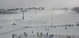 Perisher's Front Valley this morning after 25cms in 24 hours.