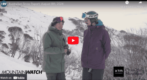 Australian Video Snow Report, August 8th, Featuring an interview with Freeride WorldTour Athlete Andrew Pollard