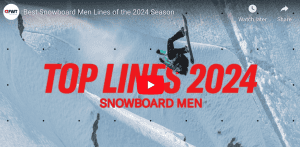 Freeride World Tour Highlights - Best Men's Snowboard Lines from the 2024 Season