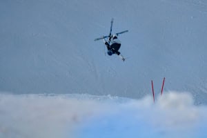 Charlotte Wilson training in Ruka this week in ahead of  her moguls World Cup debut this weekend. Photo: Chris Hocking / OWIA