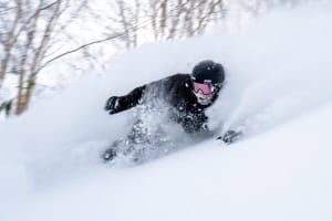 Classic powder day in Niseko last week. Photo: Advaita Hayes/Sea and Summit Media