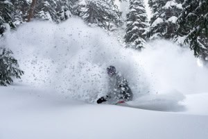 An epic day in Snowbird Utah today after another 129ns in the past 24 hours Phjoto: Snowbird