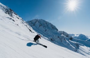 Like many resorts in North America it has been cold and sunny in Whistler, but still plenty of fun on the groomers. Photo: Whistler Blackcomb