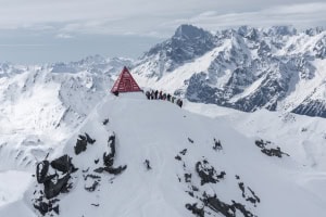 The Extreme Verbier is the pinnacle of the Freeride World Tour. Photo: Bernard/FWT
