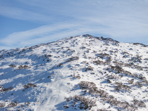 The new Mount P six seater express lift means faster laps on some of Perisher's best terrain. Photo: Perisher