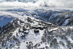 Mt Hotham after too week's snowfalls. Photo: Hotham Alpine Resort