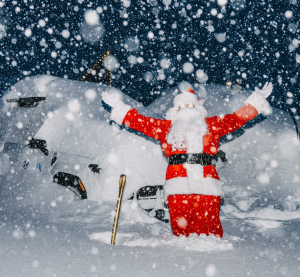 Talk about a White Christmas! Mammoth has  had over a meter 