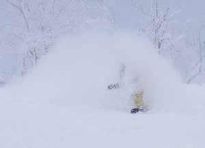 Rusutsu, Hokkaido yesterday after another 20cms overnight. The next big storm is due next week with cheap of snowing he way Photo: Rusustus sort