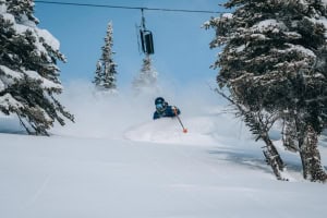 Another powder day in Kicking Horse today. Apparently that makes 20 power days since th resort opened four weeks ago!. Photo: @rawagavephotography