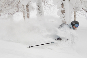 There has been a brief warm spell this week, but last week was Niseko at its best. Another storm is set to refresh resorts across Japan this weekend. Photo: Sea and Summit Collective