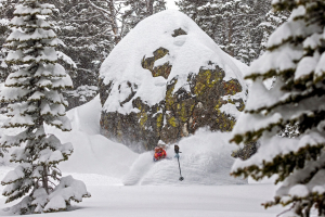 Winter has returned too wesreten Noth America and the powder tap is back on  Jackson Hole. Photo: JHMR