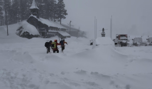 The search continues during the most powerful storm of the season.