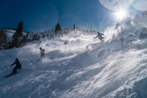 A mic of fresh snow and Wind blown in Alta, Utah yesterday. Photo.Tyler Struss