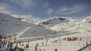 A nice sunny Friday in The Remarkables this morning, but the weather tis going to get wild on the weekend.Photo: The Remarkabls Snow Cams