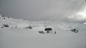 Cloudy conditions in Carrion this morning Photo: Cardrona Snow Cams