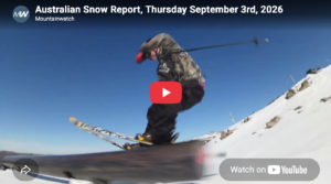 Australian Snow Report, September 3rd, 2026